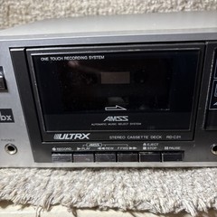 Vintage Sanyo ULTRX RD-C21 Stereo Cassette Deck DBX Dolby B-C Japan Very Clean