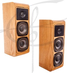 Vintage AudioSource Waterfall Tall Shelf Speakers LS Eleven Oak 60w Max 4ohm