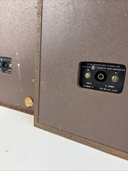 VINTAGE 70s Radio Shack Realistic Minimus-5 Tandy Wood Bookshelf Speaker 40-255B