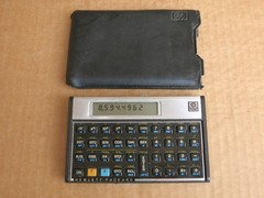 HP 15C Scientific Calculator with a Case