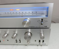 PIONEER 2PC SA-6500 INTEGRATED AMP + TX-6500 TUNER RECAPPED PRO SERVICED + LED’s