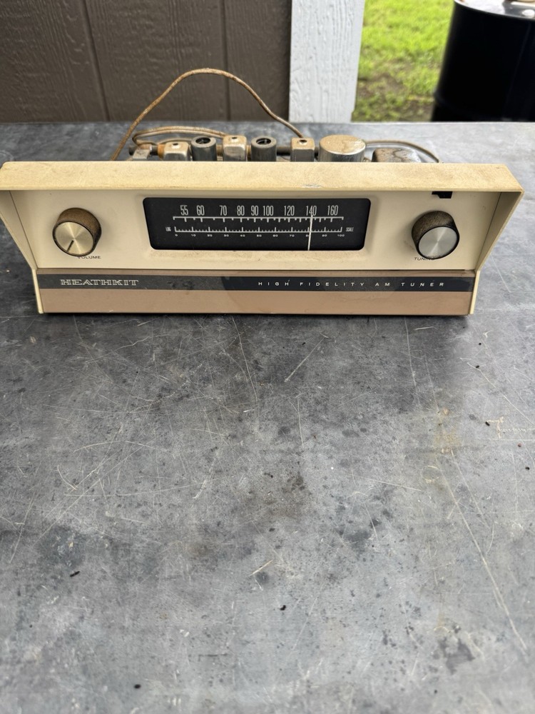 Heathkit High Fidelity AM Radio Tuner Vacuum Tubes Untested