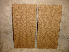 Vintage Tweed Speaker Covers from 1960s Magnavox Console approx 16×8