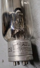 Rare United Electronics 311-CH Triode Electron Vacuum Tube Filament tested READ