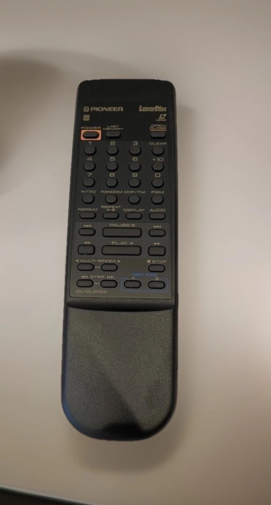 Pioneer Remote Control Genuine LD CUCLD134 Made In Malaysia