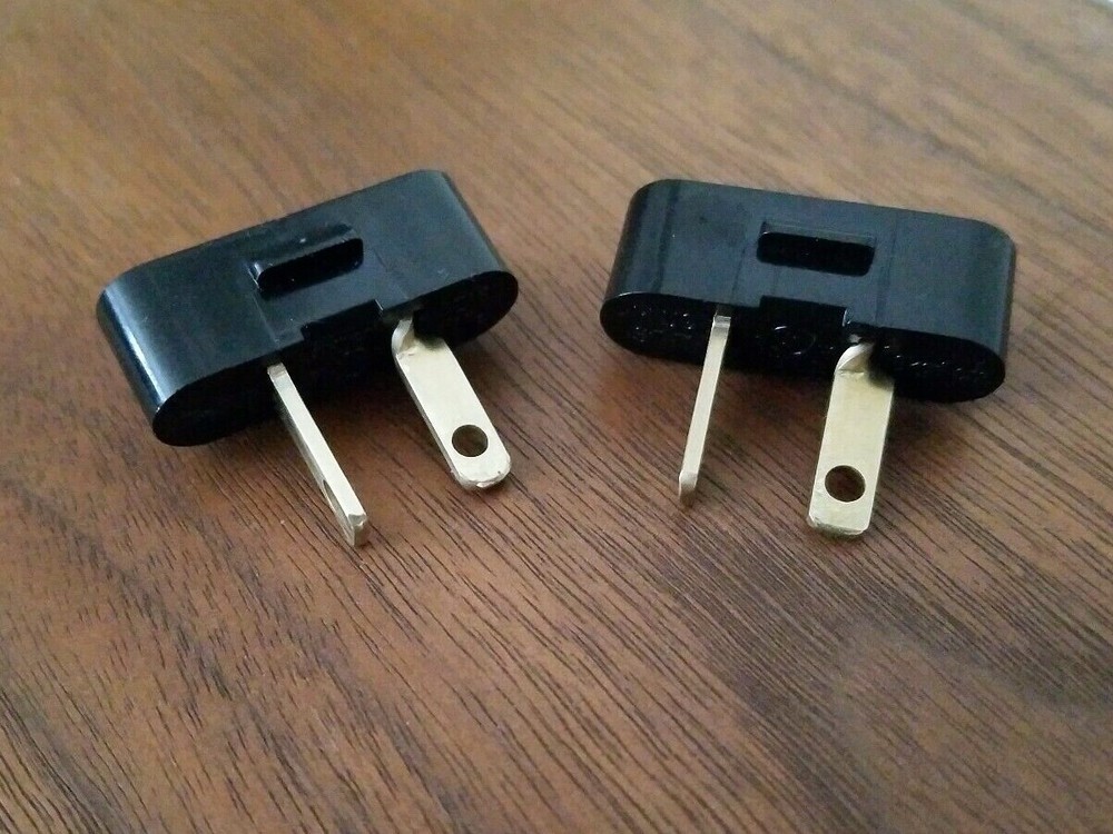 2 Akai Allied Radio Shack Stereo Speaker Jack Plug Connector Replacements,1 Pair