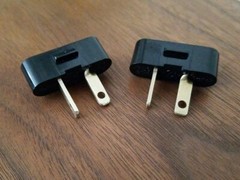 2 Akai Allied Radio Shack Stereo Speaker Jack Plug Connector Replacements,1 Pair
