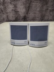 Vintage CTX-55 Multimedia Speaker System Compact Disc Digital Audio Rare