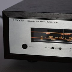 Luxman T-Series T-450 Vintage AM/FM Analog Radio Tuner Made In Japan WORKING!!