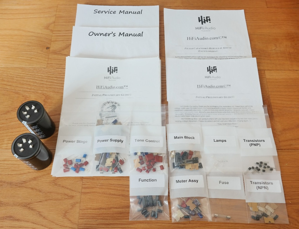 Yamaha CA1010 rebuild restoration recap upgrade kit repair filter capaci G1N
