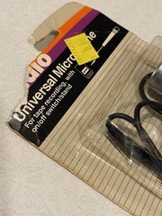 Vintage Gemini AS540 Universal Microphone for Tape Recording NOS 1989