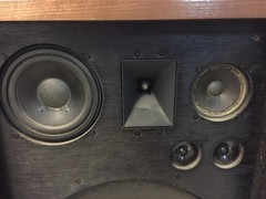 Pioneer CS-99 Vintage 5-Way Floorstanding Stereo Speakers Wood Lattice (Pls Read