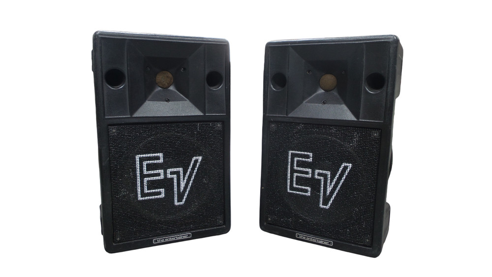 PAIR EV Electro Voice Tapco Two-Way Speakers, Model 100S – Free Shipping