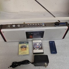 Sony CFS-FM7 model Retro Radio Cassette Recorder Vintage Boombox w/ FM Receiver