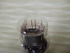 National Union Engraved Base Type 45 Vacuum Tube Plate Getter Tested 118%