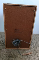 Vintage Panasonic SB-D160 Bookshelf Speaker System Set Works Wires Cut See Photo