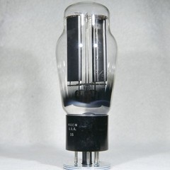 RCA 5U4G Hanging Filament Bottom Getter Smooth Black Plate USA 1942