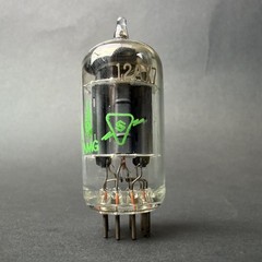1961 12AX7 7025 Sylvania Tube Gray Short Plate O Getter TV7 Test NOS SY-7