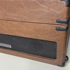 Vintage 70s Audiotronics 4-Speed BiDirectional Portable Record Player 304E