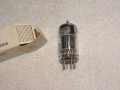 2 x 5814A (12AU7) RCA Tubes*Super Strong Pair*Black-O*NOS_NIB* #R5