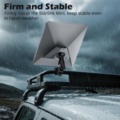 Ubeesize Starlink Mini Mount Adjustable Roof Rack Rv Pole Mount Kit For