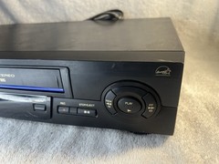 Panasonic PV-V4602 VCR VHS Player 4-Head Hi-Fi Blue Line No Remote TESTED Works
