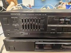 Kenwood KA-76 & KA-59 ! Stereo Integrated Amp And Quartz Tuner COMBO BUNDLE !