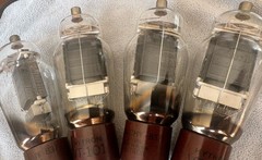 Quad Hytron Brown Base VT-101 (837) NOS HF Beam Power Tubes