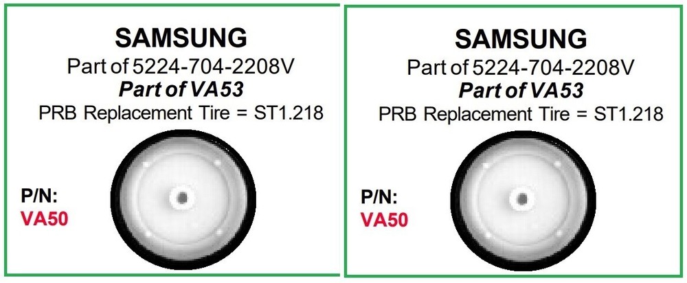 2 PRB VA50 VCR Video Idler Wheel for Samsung 5224-704-2208V + Other