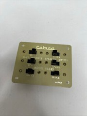 calrad hi-fi multiple speaker 6 switch panel