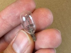 3 New Warm White 12V 5W Incandescent Wedge Lamp Light Bulbs