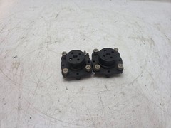 Lot of 3 antique 4 pin battery set tube sockets 1920s