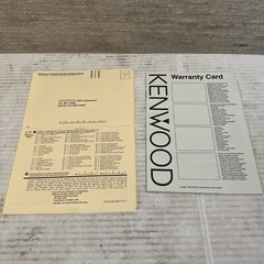 Kenwood KDC-C604 KDC-C504 Instruction Manual ONLY EUC