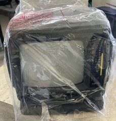 Amtel Vintage Black And White CRT TV Model 502 Portable – NOS