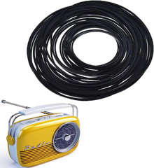 100Pcs Recorder Rubber Belts, 40-135Mm Cassette Recorder Repair Maintenance Mix