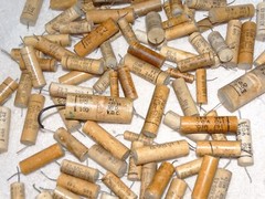 100 – Vintage 1950’s Ceramic Capacitor Pulls 100-150-200 vdc #16