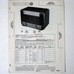 Dewald Model E-520 – SAMS Photofact ™ 1951 – New NOS