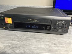 Sony SLV-495 VCR Plus VHS Player DA Pro 4 Head | Tested & Working No Remote