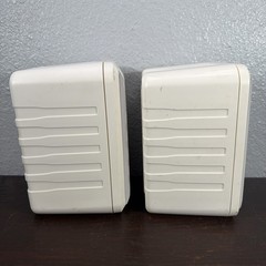 New—KLH 990A-W 100Watt All Purpose Speakers Antique White Indoor Outdoor