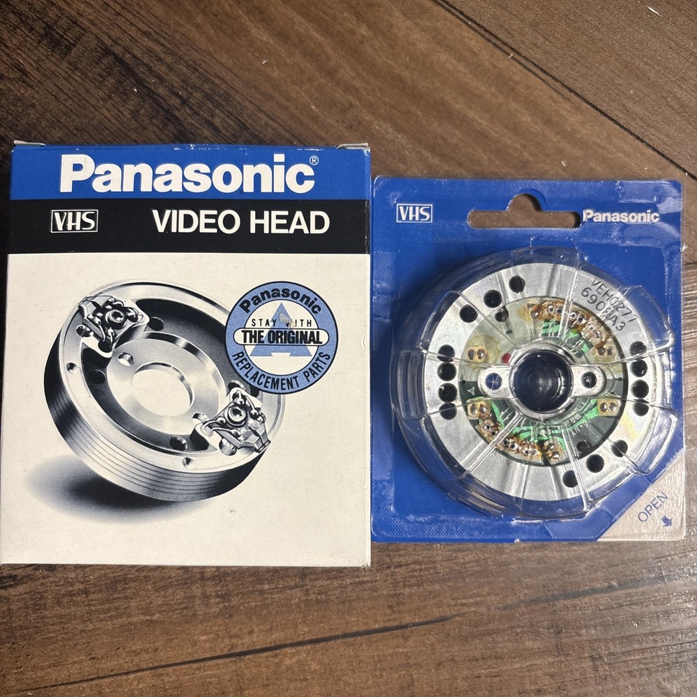 New Authentic Panasonic OEM VHS Video Head Upper Cylinder Unit VEH0277