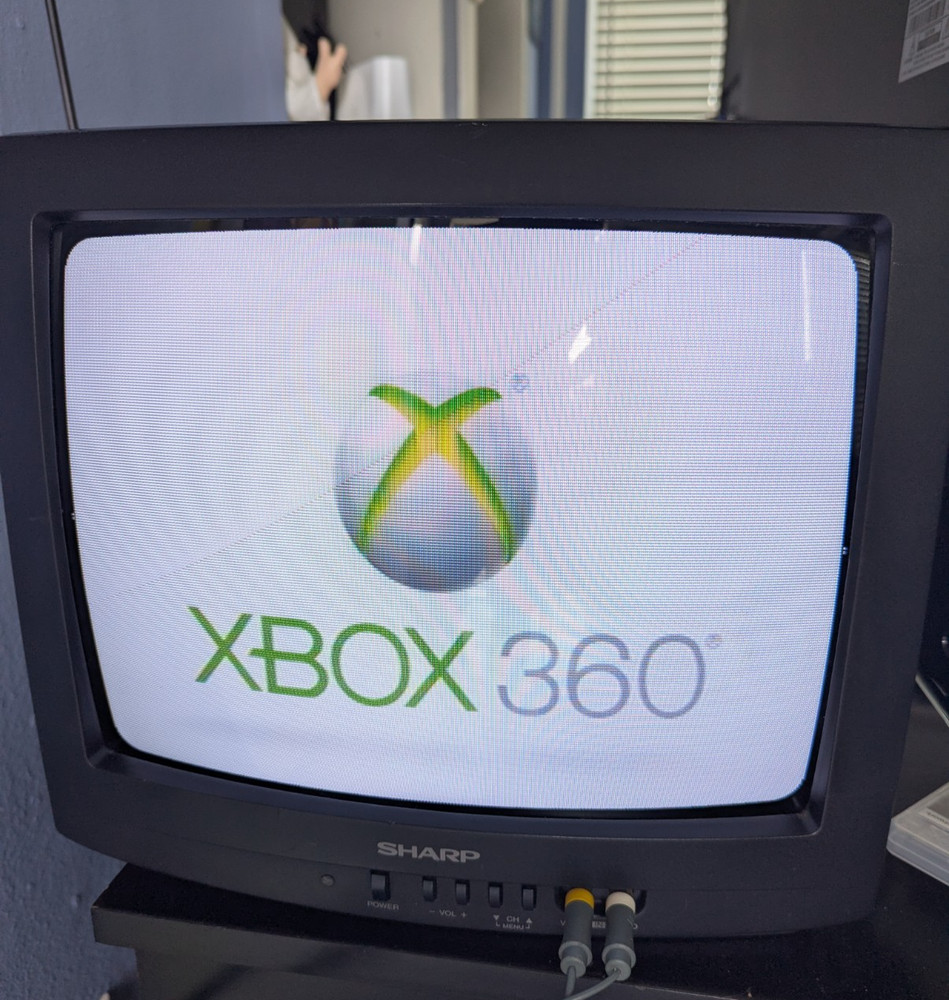 Vintage Sharp 13″ Retro Gaming CRT TV 13N-M100 (NO REMOTE), Front AV Tested