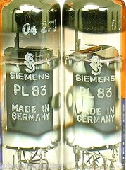 PL83 NOS SIEMENS N153 N309 15A6 Single ended UltraLinear Stereo Amp MATCHED PAIR