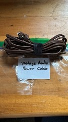 Vintage Tube Radio 2-Pin Power Cord Brown Original 125V