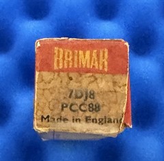 ONE Brimar PCC88 7DJ8 Tube / Amplitrex Tested +100% / In Box / Halo Getter