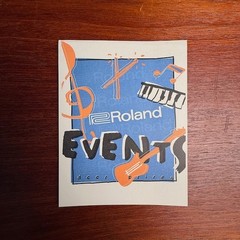 VINTAGE ROLAND EVENT INVITATION CARD