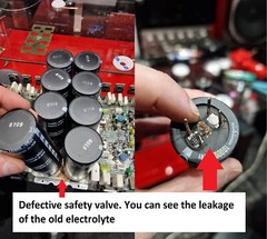 Power Amplifier SAE 2400L Repair KIT – all capacitors