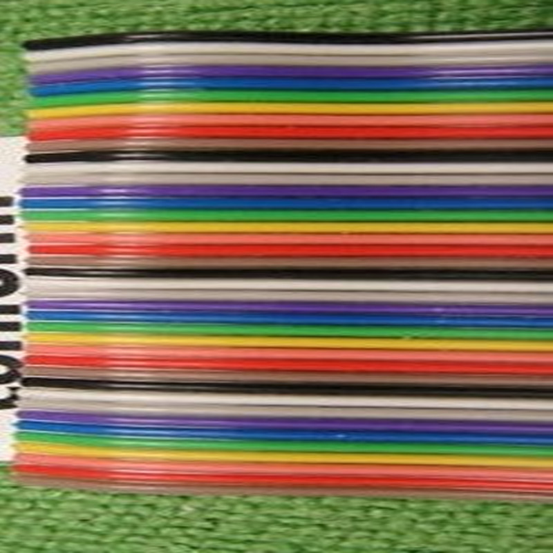 1m / 3ft 40 WAY 40-pin Flat Rainbow Color Ribbon Cable 1.27mm Pitch IDC Style