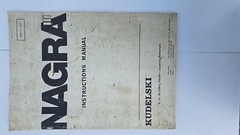 NAGRA III Kudelkski Reel to Reel Vintage portable audio recorder 1957