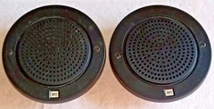 Vintage Speaker Pair Realistic 12-485 8 Ohms 3 Watts with Grill from Radio Shack