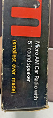 VINTAGE 1970s AUDIOVOX AM CAR RADIO MODEL AM-IC